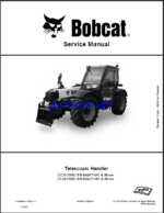 Bobcat TL3070 VersaHANDLER® TTC, Telescopic Handler Service Manual (7319658) (SN B4AZ11001-B4AZ99999)