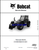 Bobcat TL3070 VersaHANDLER® TTC, Telescopic Handler Service Manual (7319658) (SN B4AY11001-B4AY99999)