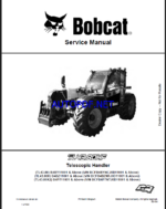 Bobcat TL4380HF VersaHANDLER® TTC, Telescopic Handler Service Manual (7318405) (SN B4BY11001-B4BY99999)