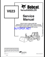 Bobcat V623 VersaHANDLER® TTC, Telescopic Handler Service Manual (6902407) (SN 367113001-367199999)