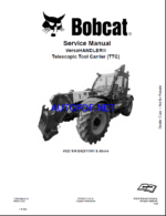 Bobcat V923 VersaHANDLER® TTC, Telescopic Handler Service Manual (7399970) (SN B4Z811001-B4Z899999)
