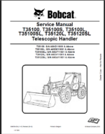 Bobcat T35100 VersaHANDLER® TTC, Telescopic Handler Service Manual (6986766) (SN A8GW11001-A8GW99999)