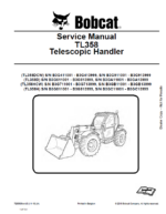 Bobcat TL358 VersaHANDLER® TTC, Telescopic Handler Service Manual (7265608) (SN B3GA11001-B3GA13999)