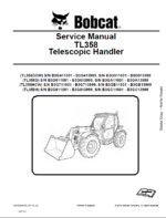 Bobcat TL358 VersaHANDLER® TTC, Telescopic Handler Service Manual (7265608) (SN B3GB11001-B3GB13999)