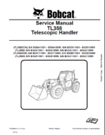 Bobcat TL358 VersaHANDLER® TTC, Telescopic Handler Service Manual (7265608) (SN B3GC11001-B3GC13999)