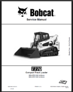 Bobcat T770 Loader Service Manual (6989476) (SN A3P811001-A3P899999)