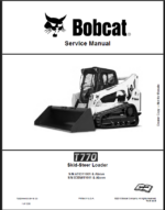 Bobcat T770 Loader Service Manual (7252384) (SN AT6311001-AT6399999)