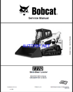 Bobcat T770 Loader Service Manual (7252384) (SN B3BW11001-B3BW99999)