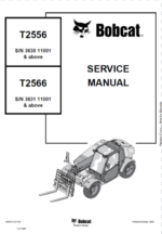 Bobcat T2556 VersaHANDLER® TTC, Telescopic Handler Service Manual (4852210) (SN 363011001-363099999)