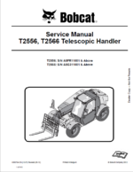 Bobcat T2556 VersaHANDLER® TTC, Telescopic Handler Service Manual (6986764) (SN A8FR11001-A8FR99999)