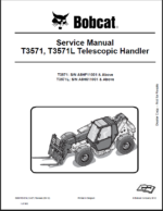 Bobcat T3571 VersaHANDLER® TTC, Telescopic Handler Service Manual (6986765) (SN A8HF11001-A8HF99999)