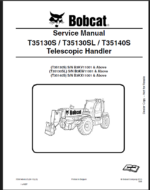 Bobcat T35130S VersaHANDLER® TTC, Telescopic Handler Service Manual (7268146) (SN B3KV11001-B3KV99999)