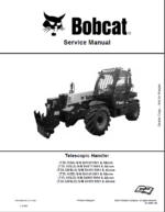 Bobcat T35105B VersaHANDLER® TTC, Telescopic Handler Service Manual (7283190) (SN B41411001-B41499999)