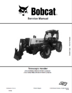 Bobcat T35130 VersaHANDLER® TTC, Telescopic Handler Service Manual (7400386) (SN B51411001-B51499999)