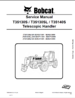 Bobcat T35130S VersaHANDLER® TTC, Telescopic Handler Service Manual (7268143) (SN B3KS11001-B3KS13999)