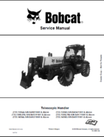 Bobcat T35130SA VersaHANDLER® TTC, Telescopic Handler Service Manual (7283378) (SN B41B11001-B41B99999)