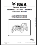 Bobcat T35130SL VersaHANDLER® TTC, Telescopic Handler Service Manual (7268143) (SN B3KT11001-B3KT13999)