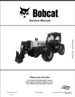 Bobcat T35130SLPA VersaHANDLER® TTC, Telescopic Handler Service Manual (7283378) (SN B41D11001-B41D99999)