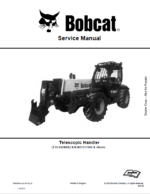 Bobcat T35140 VersaHANDLER® TTC, Telescopic Handler Service Manual (7400387) (SN B51511001-B51599999)