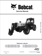 Bobcat T35140S VersaHANDLER® TTC, Telescopic Handler Service Manual (7283378) (SN B41G11001-B41G99999)
