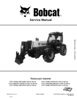 Bobcat T35140SA VersaHANDLER® TTC, Telescopic Handler Service Manual (7283378) (SN B41G11001-B41G99999)