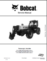 Bobcat T35140SB VersaHANDLER® TTC, Telescopic Handler Service Manual (7283375) (SN B3KU14000-B3KU99999)