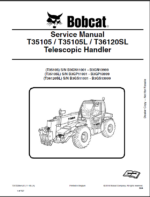 Bobcat T36120SL VersaHANDLER® TTC, Telescopic Handler Service Manual (7257228) (SN B3GS11001-B3GS99999)
