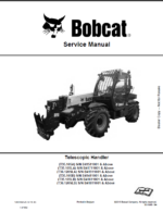 Bobcat T36120SLB VersaHANDLER® TTC, Telescopic Handler Service Manual (7283190) (SN B41811001-B41899999)