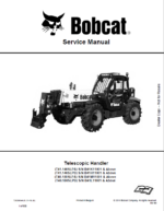 Bobcat T41140SLP VersaHANDLER® TTC, Telescopic Handler Service Manual (7283385) (SN B41H11001-B41H99999)