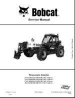 Bobcat T41140SLP VersaHANDLER® TTC, Telescopic Handler Service Manual (7283385) (SN B41K11001-B41K99999)
