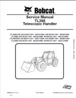 Bobcat TL358 VersaHANDLER® TTC, Telescopic Handler Service Manual (7265608) (SN B3G711001-B3G713999)