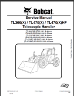 Bobcat TL360 VersaHANDLER® TTC, Telescopic Handler Service Manual (6990790) (SN AZVA11001-AZVA99999)