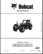 Bobcat TL2660 VersaHANDLER® TTC, Telescopic Handler Service Manual (7282521) (SN B3G814000-B3G899999)