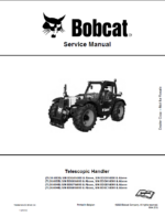 Bobcat TL2660 VersaHANDLER® TTC, Telescopic Handler Service Manual (7282521) (SN B3GC14000-B3GC99999)