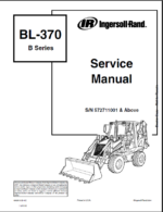 Bobcat BL370 Backhoe Loader Service Manual (6902813) (SN 572711001-572799999)