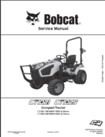 Bobcat CT1021 Compact Tractor Service Manual (7371512) (SN B4VF11001-B4VF99999)