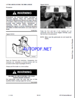 Bobcat MT100 Loader Mini Track Service Manual (7408142) (SN B52P11001-B52P99999)