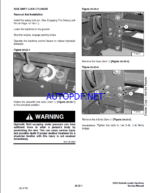 Bobcat B250 Backhoe Loader Service Manual (6902715) (SN 572211001-572299999)