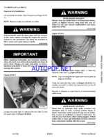 Bobcat T64 Loader Service Manual (7353165) (SN B4SD11001-B4SD99999)