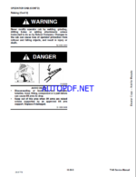 Bobcat T140 Loader Service Manual (6904150) (SN A8M511001-A8M599999)