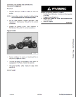 Bobcat TL470 VersaHANDLER® TTC, Telescopic Handler Service Manual (6990103) (SN ANL711001-ANL713999)