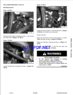 Bobcat E62 Excavator Service Manual (6990794) (SN B34P11001-B34P99999)