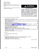 Bobcat MT100 Loader Mini Track Service Manual (7408142) (SN B52P11001-B52P99999)