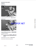 Bobcat B250 Backhoe Loader Service Manual (6903864) (SN 572911001-572999999)