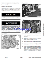 Bobcat TR40250 VersaHANDLER® TTC, Telescopic Handler Service Manual (7285035) (SN XVX1550000-XVX19999999)