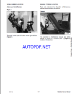 Bobcat Backhoe Attachment, Implement Service Manual (7398840) (SN B57J00101-B57J99999)