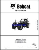 Bobcat TL2660 VersaHANDLER® TTC, Telescopic Handler Service Manual (7400360) (SN B4ZR11001-B4ZR99999)