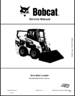 Bobcat S66 Loader Service Manual (7353044) (SN B4SA11001-B4SA99999)