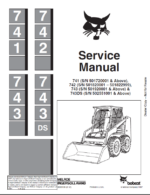 Bobcat 743 Loader Service Manual (6566109) (SN 502511001-502599999)