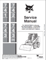 Bobcat 743 Loader Service Manual (6566109) (SN 501911001-501999999)
